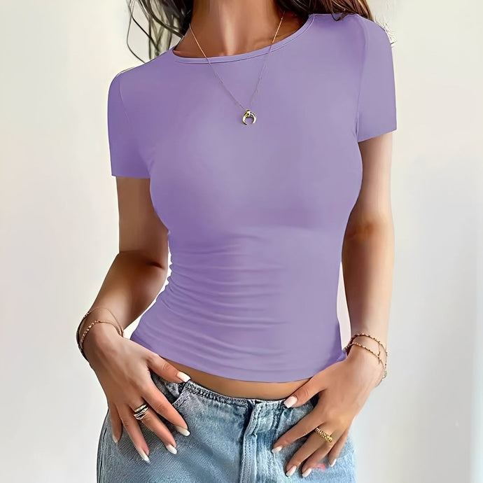Nora- Lässiges Slim Fit T-Shirt