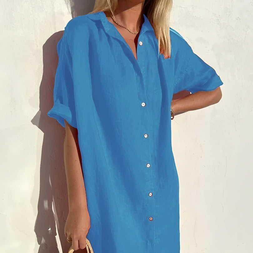 Sabine- Lässiges Lockeres Kleid