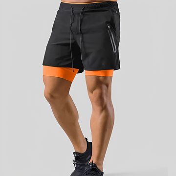 Steven - Herren Shorts - Doppellagig für sportliche Betätigungen
