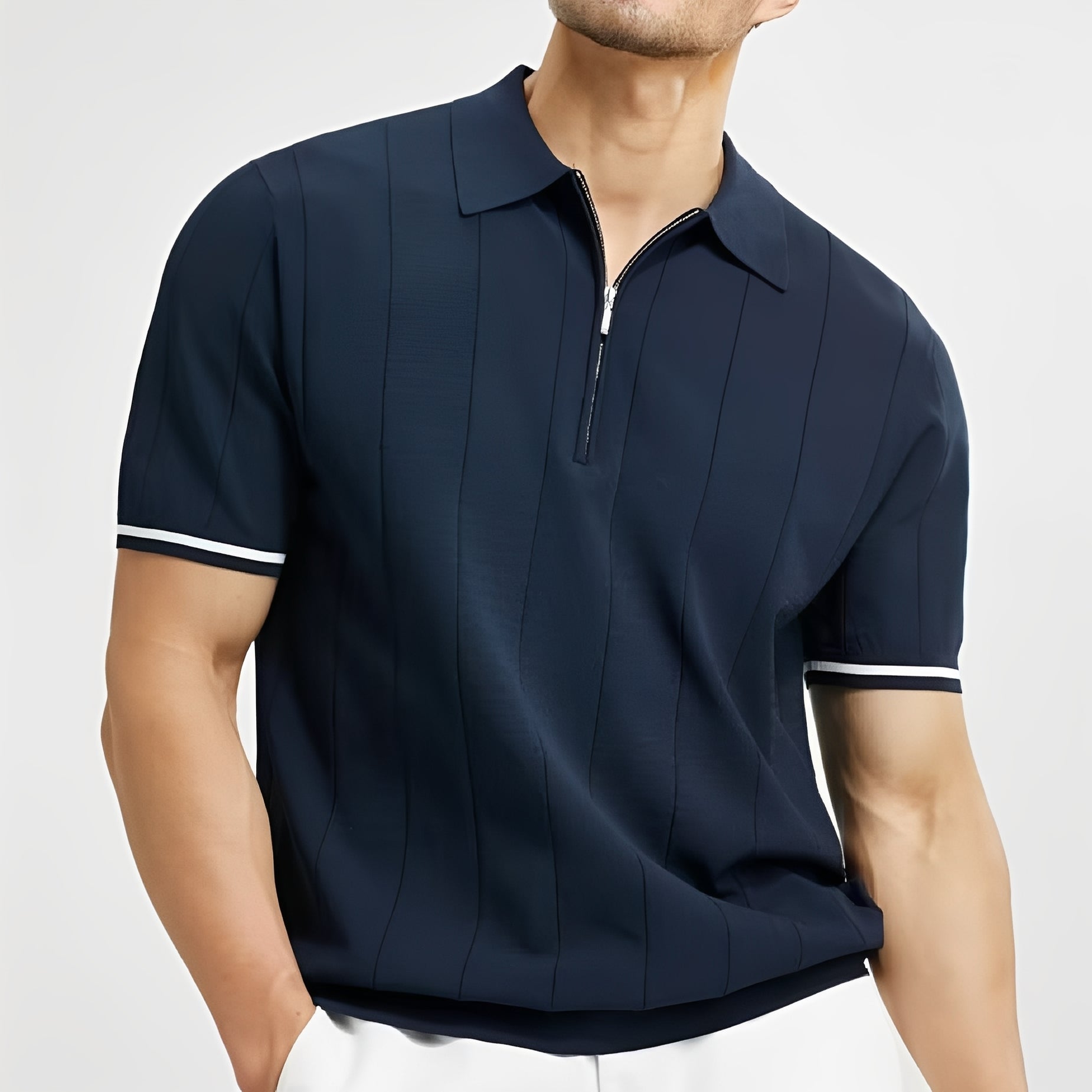 Josh - Stilvolles gestreiftes Poloshirt für Herren