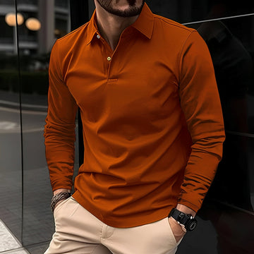 Conner – Langärmliges Poloshirt für Herren – Lässig & bequem