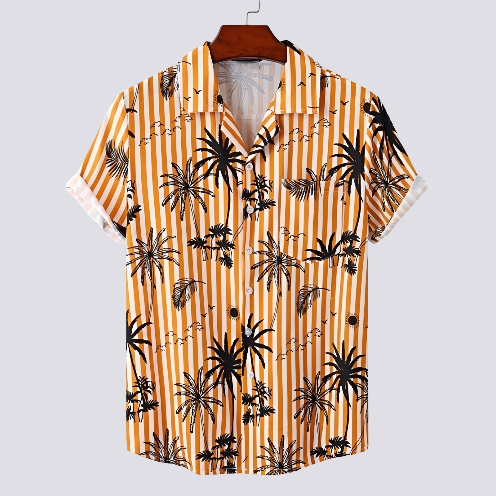 Ronan - Stilvolles Hemd mit Hawaii-Print für Herren