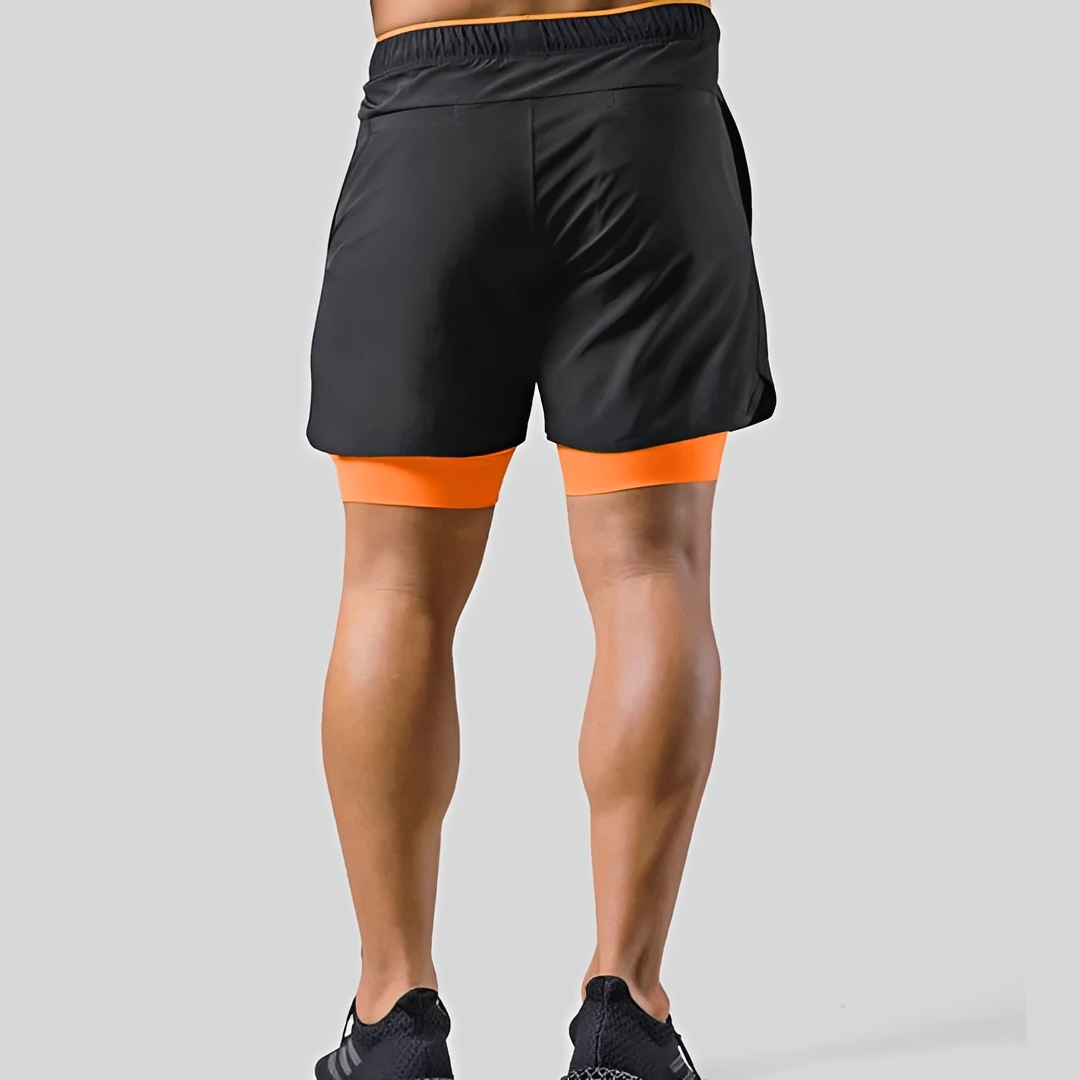 Steven - Herren Shorts - Doppellagig für sportliche Betätigungen