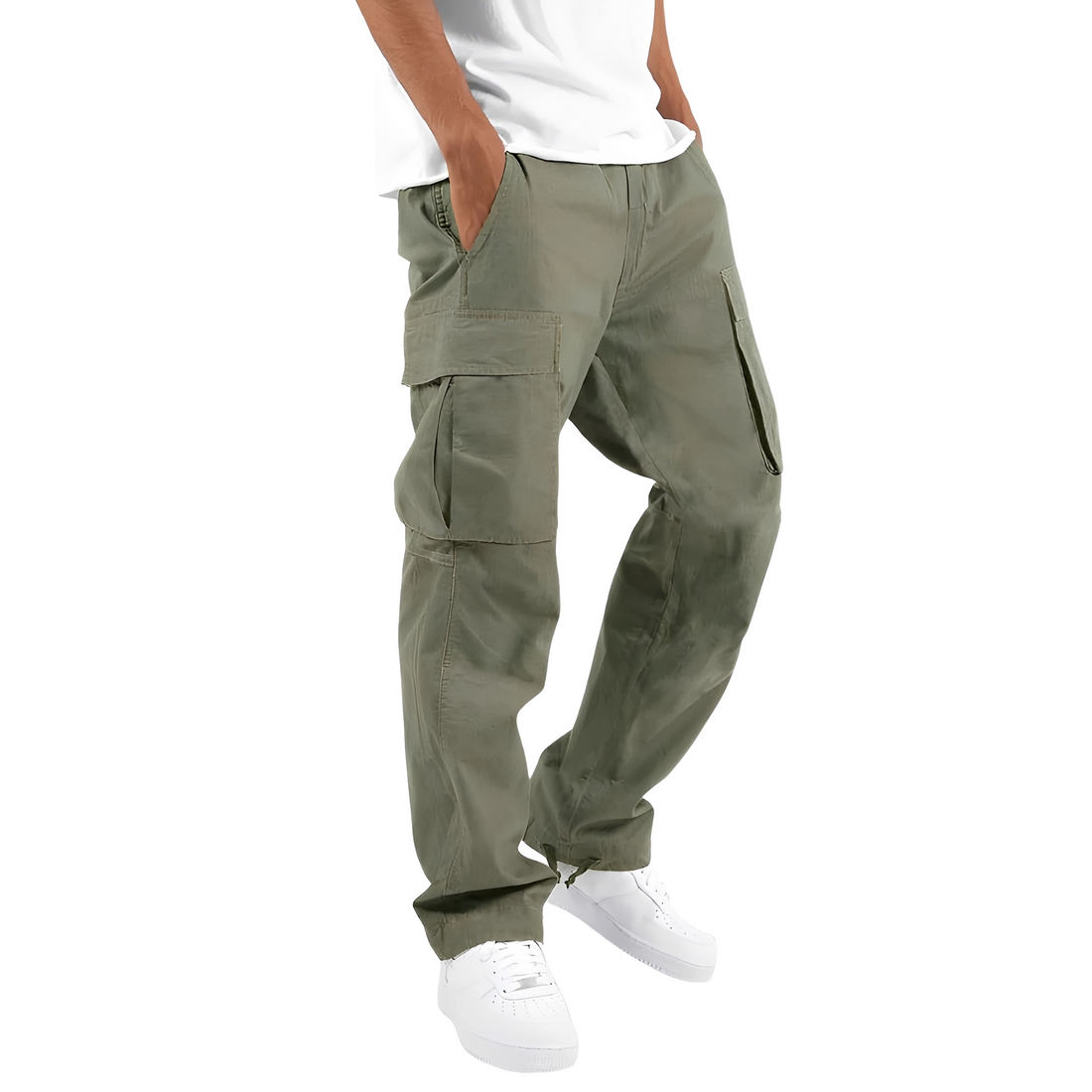 Cooper - Weite Herren-Cargohose mit Zugband