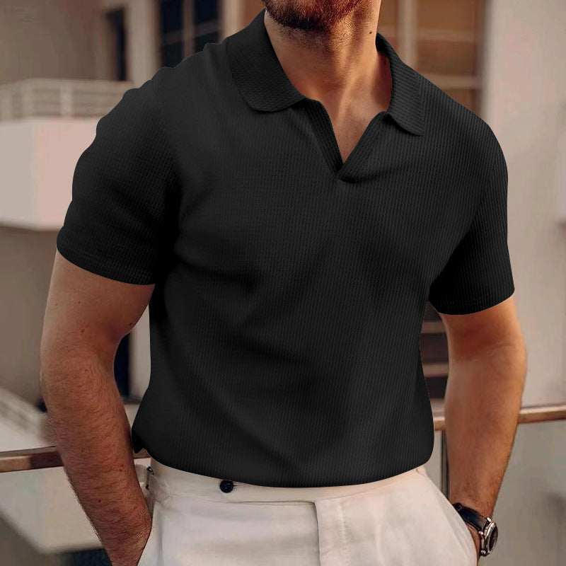 Ollie - Lässiges Waffel-Poloshirt für Herren