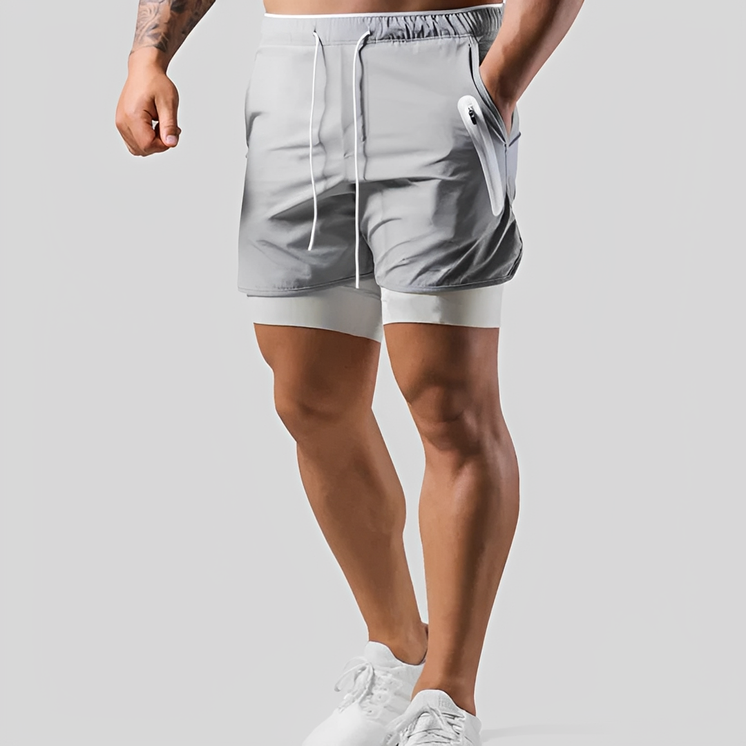 Steven - Herren Shorts - Doppellagig für sportliche Betätigungen
