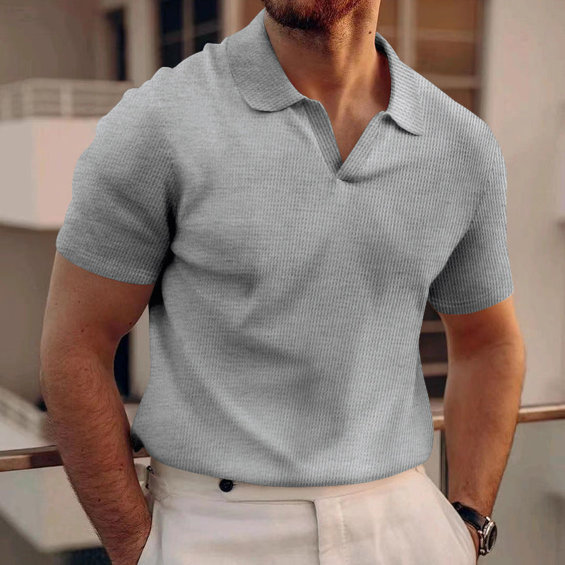 Ollie - Lässiges Waffel-Poloshirt für Herren