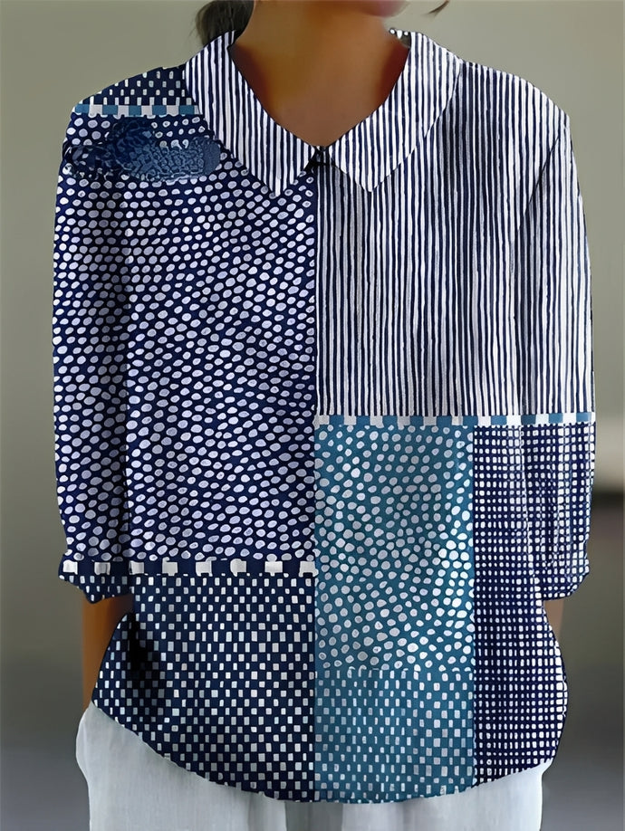 Cornelia- Stilvolles, locker sitzendes Shirt mit Print für Damen