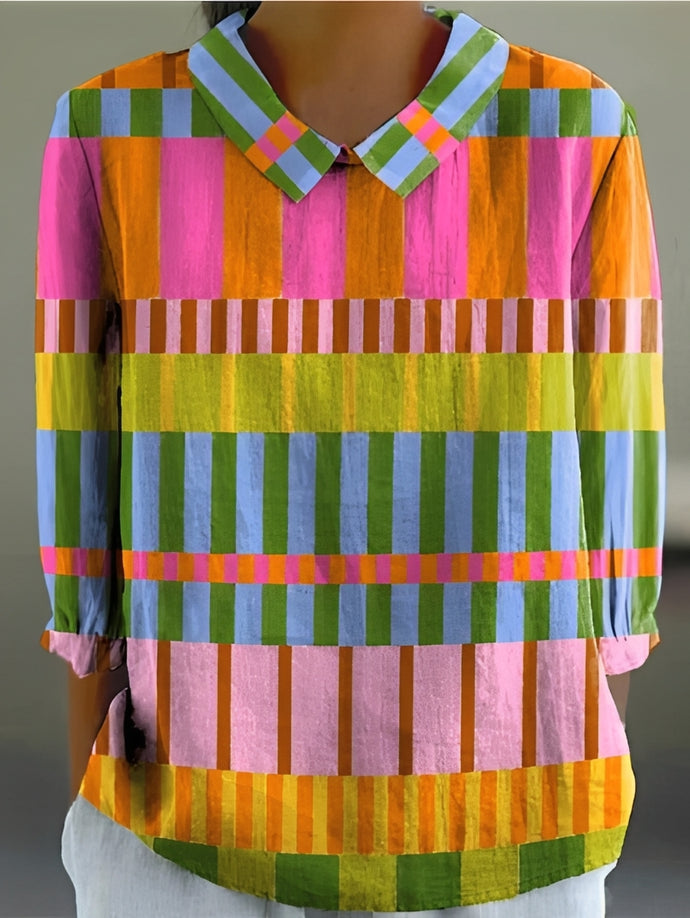 Cornelia- Stilvolles, locker sitzendes Shirt mit Print für Damen