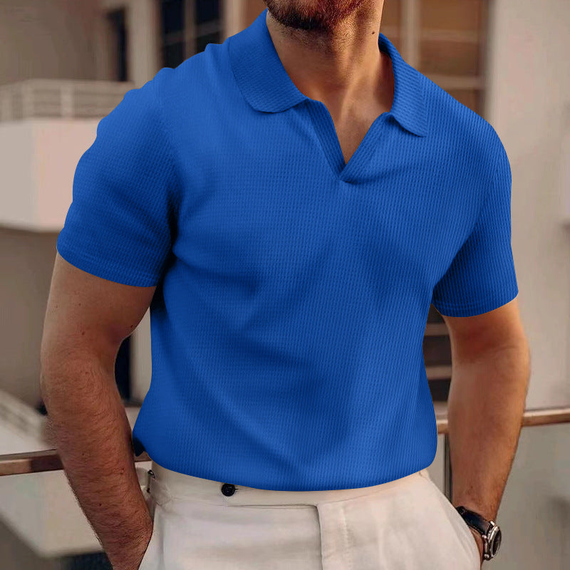 Ollie - Lässiges Waffel-Poloshirt für Herren