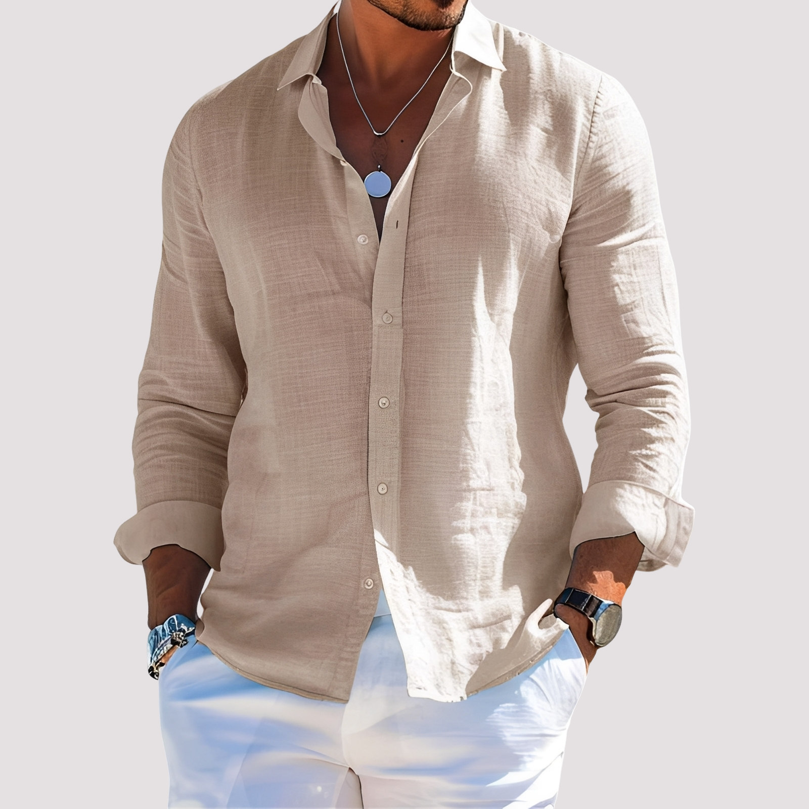 Dale – Langarmhemd für Herren – Lässig und lässig