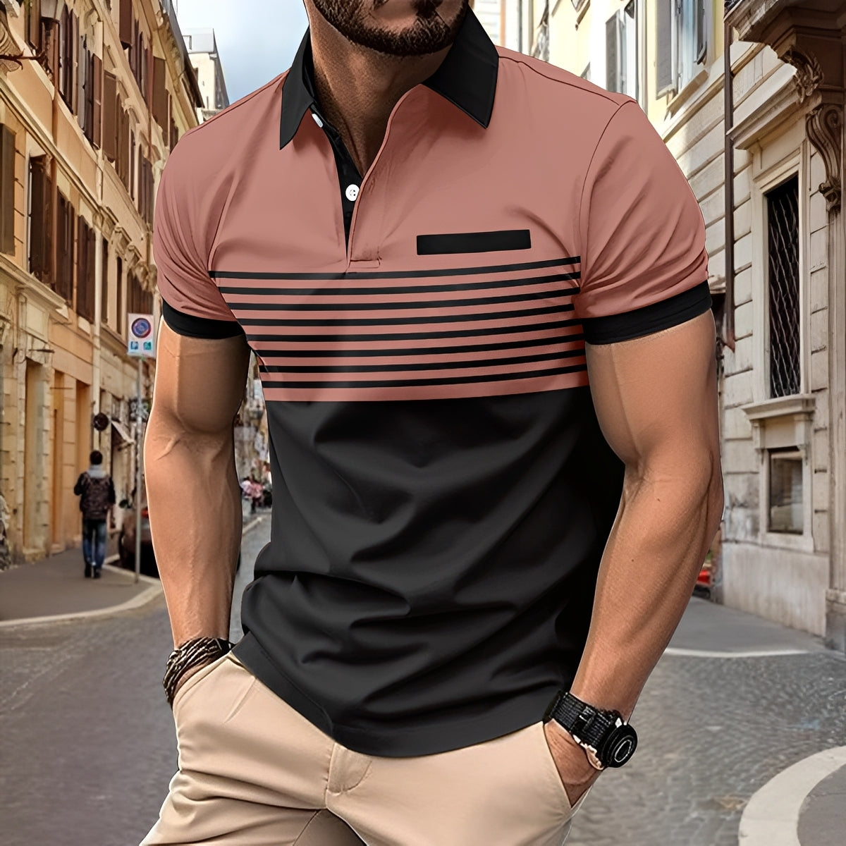 Thomas - Stilvolles, schmal geschnittenes Poloshirt für Herren