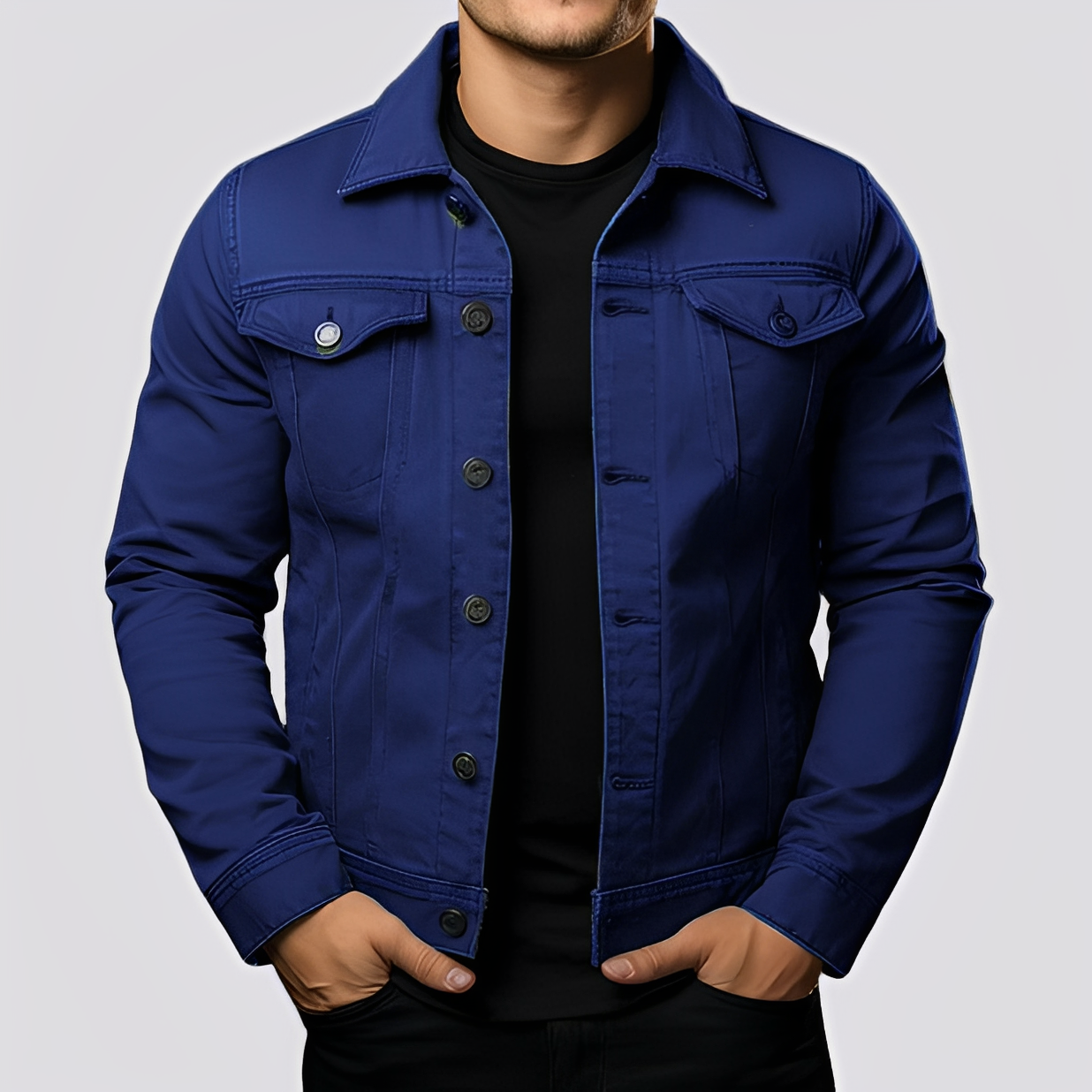 Maxwell - Klassische Herrenjacke aus robustem Material