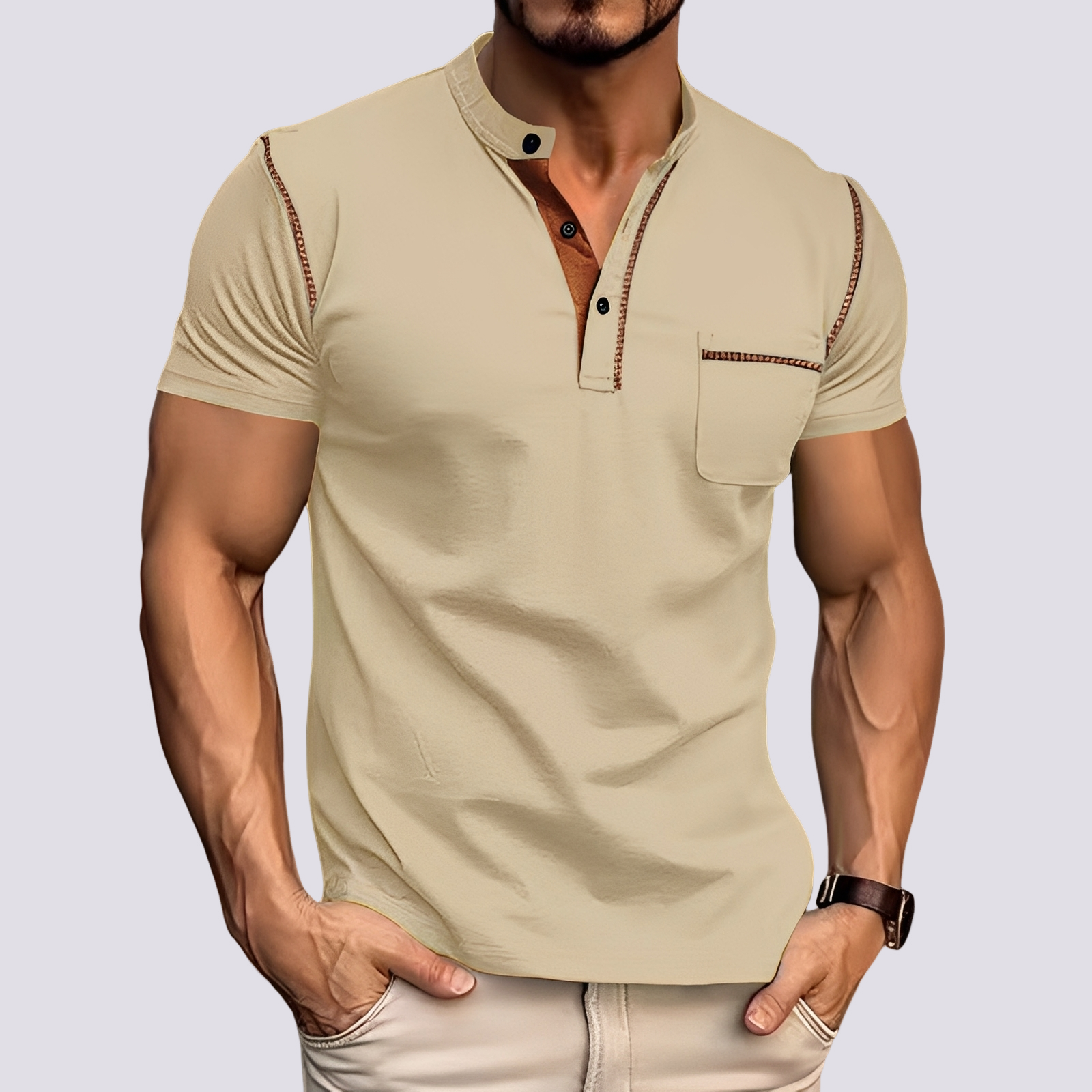 Stefan - Stilvolles, atmungsaktives Poloshirt für Herren
