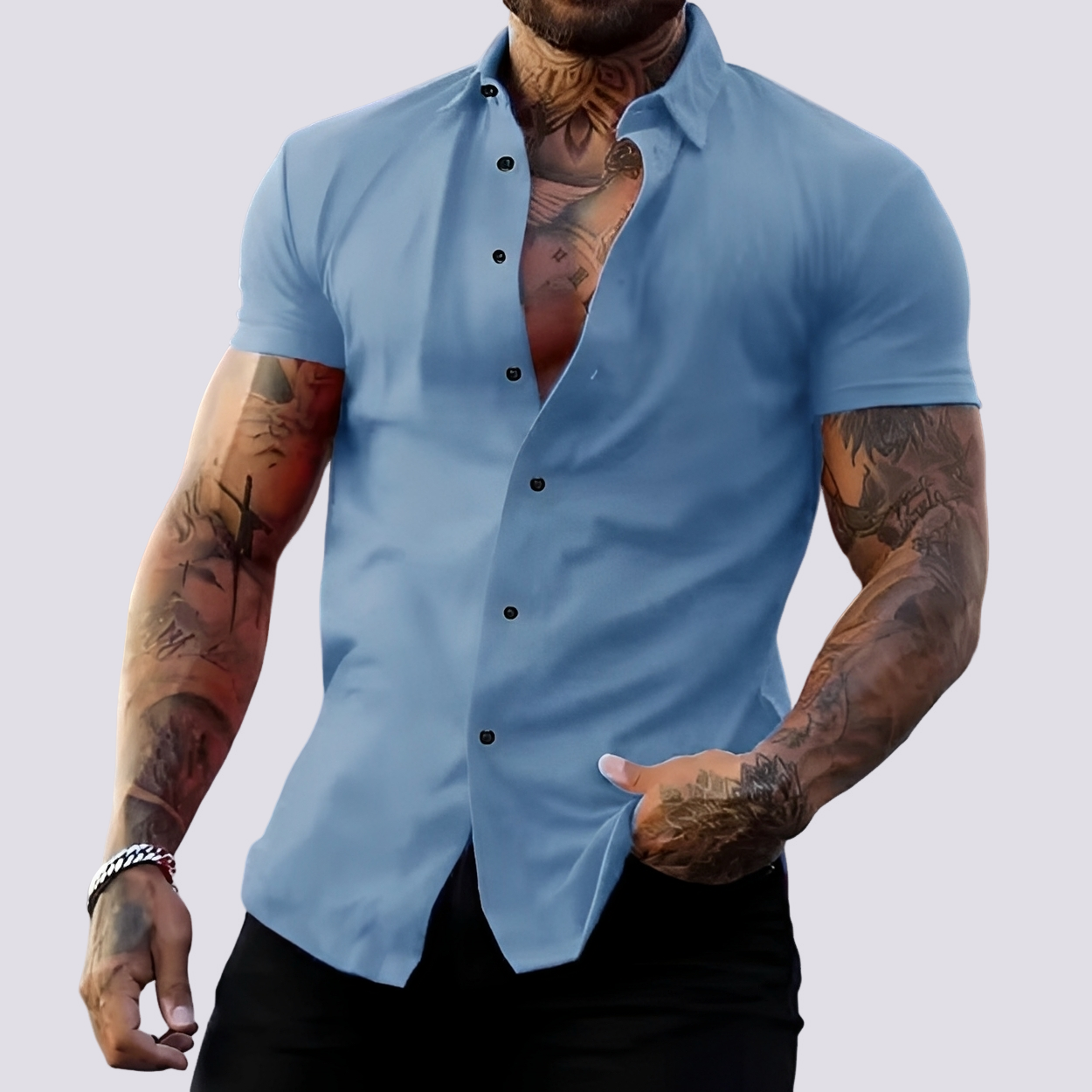 Lukas - Stretch-Lapel-Hemd