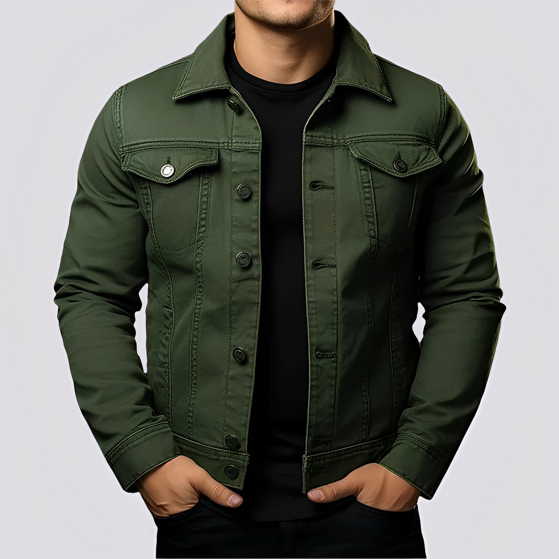 Maxwell - Klassische Herrenjacke aus robustem Material