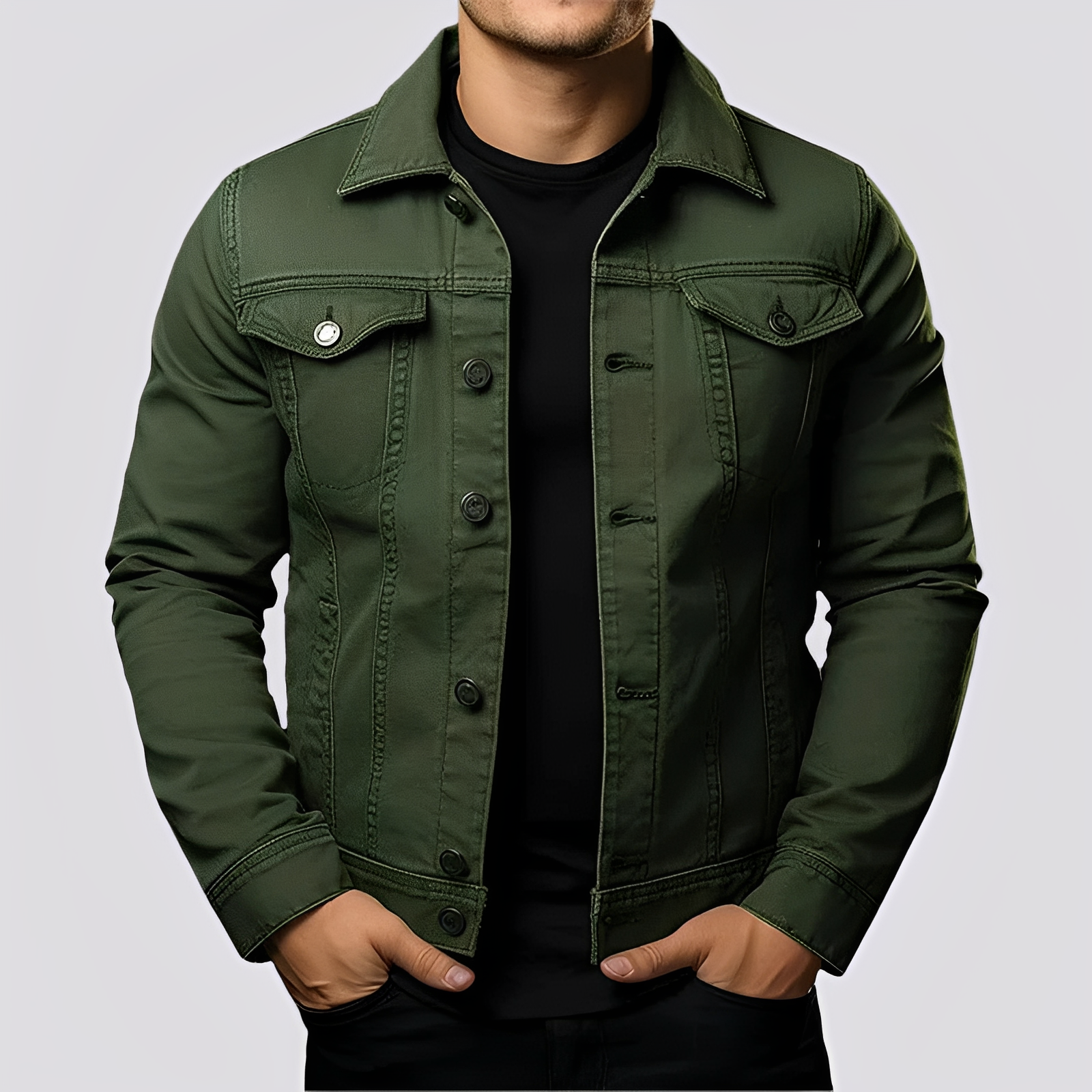 Maxwell - Klassische Herrenjacke aus robustem Material