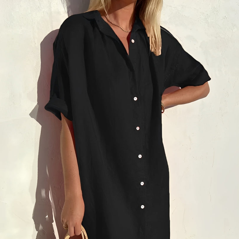 Sabine- Lässiges Lockeres Kleid