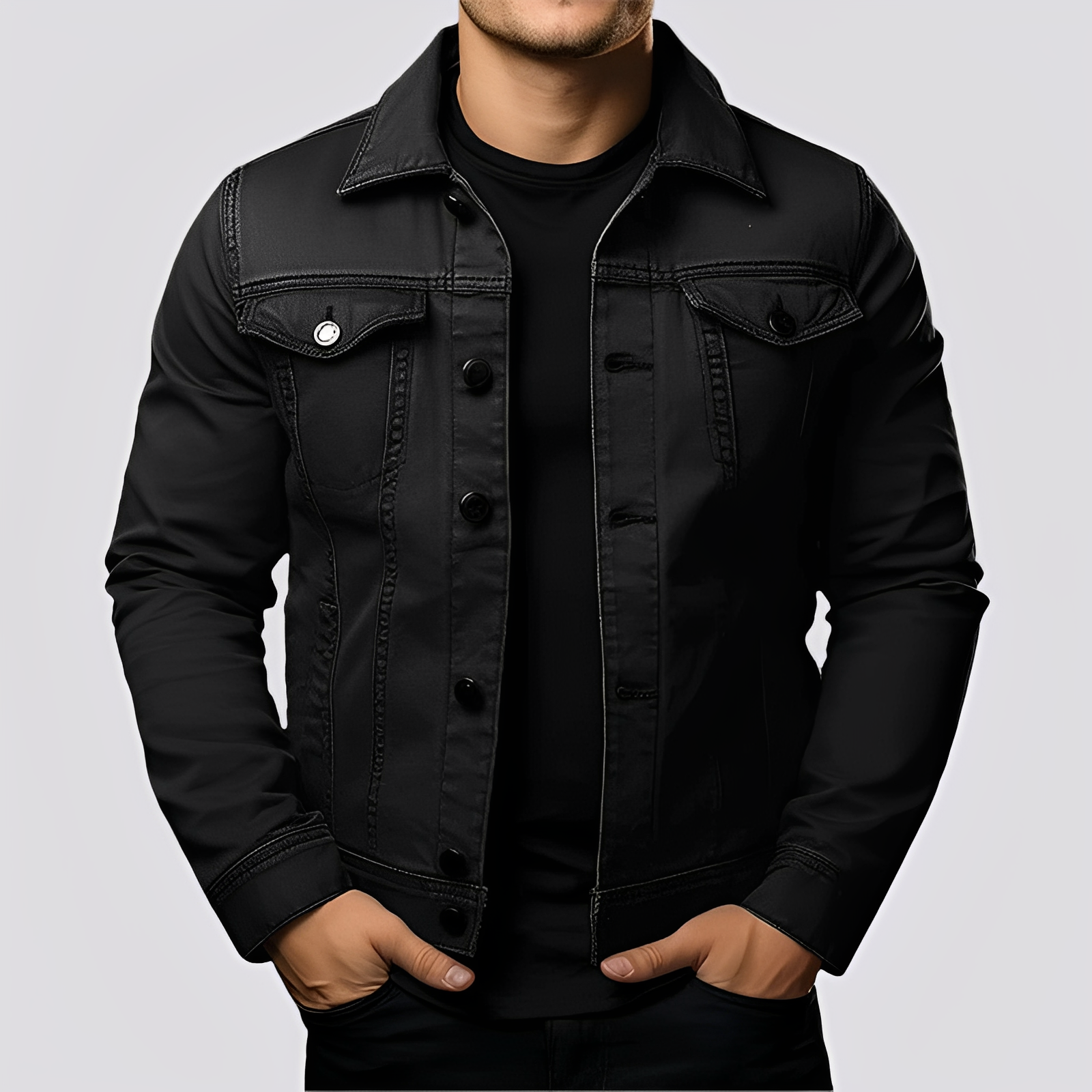 Maxwell - Klassische Herrenjacke aus robustem Material