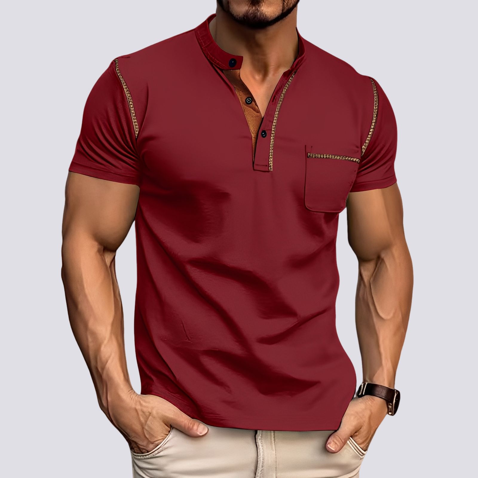 Stefan - Stilvolles, atmungsaktives Poloshirt für Herren