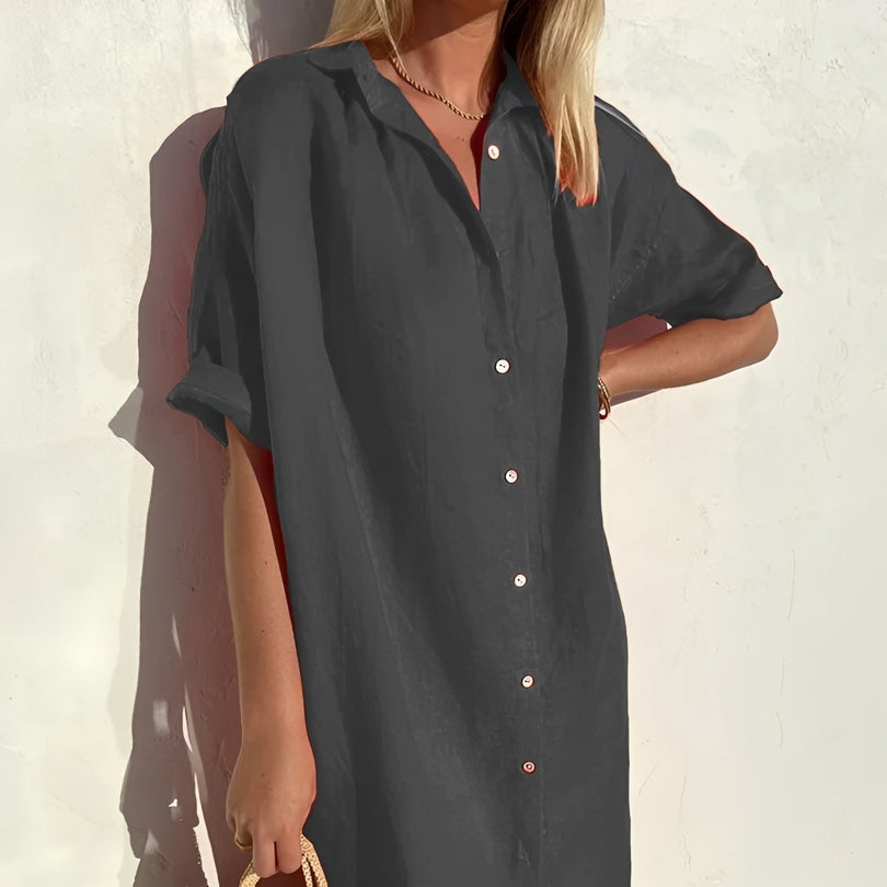 Sabine- Lässiges Lockeres Kleid