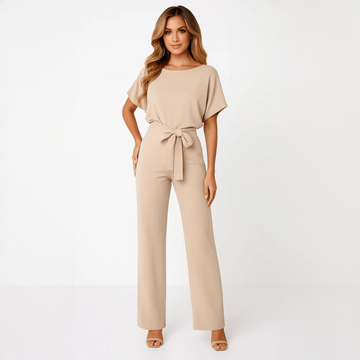 Mia - Eleganter Jumpsuit mit Gürtel