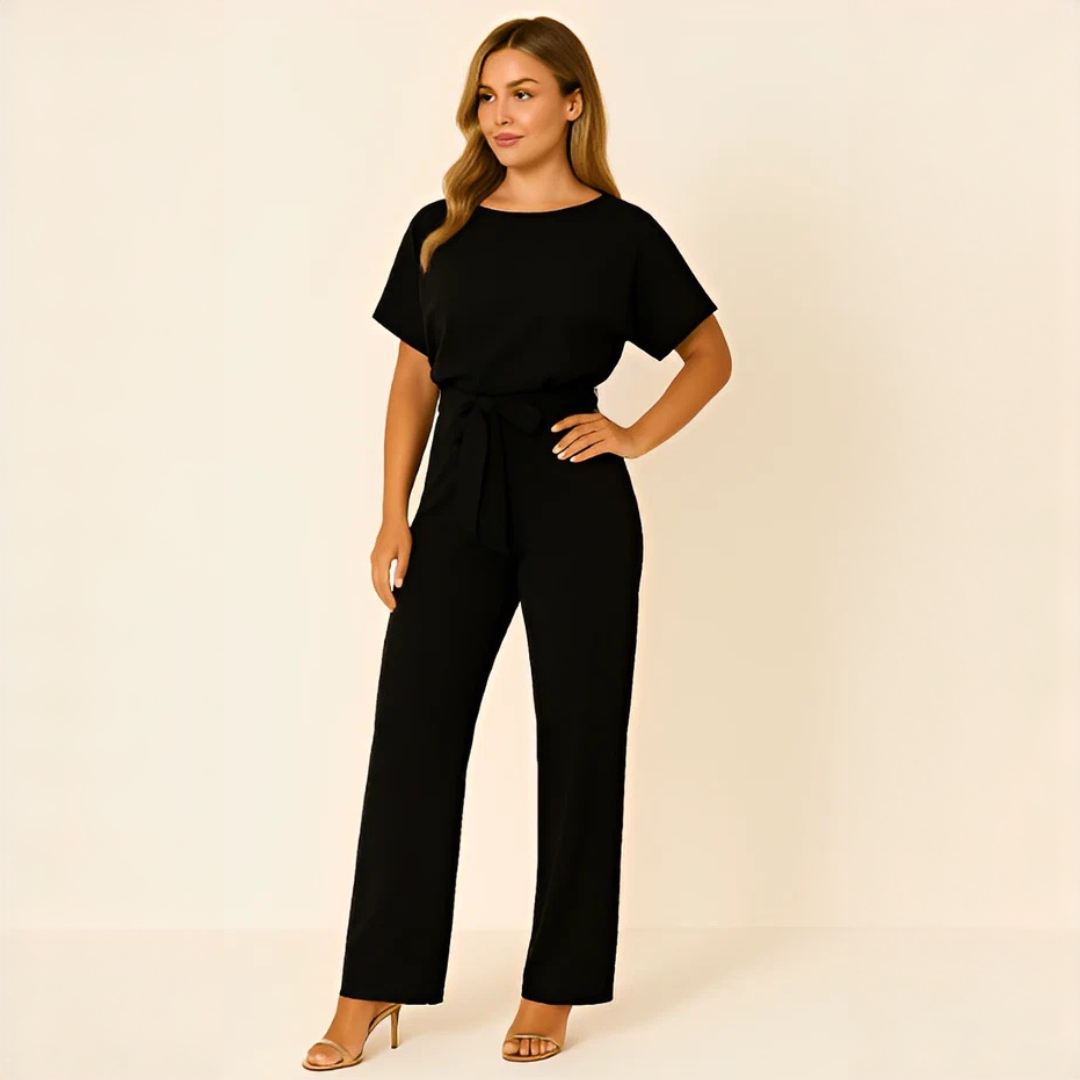 Mia - Eleganter Jumpsuit mit Gürtel