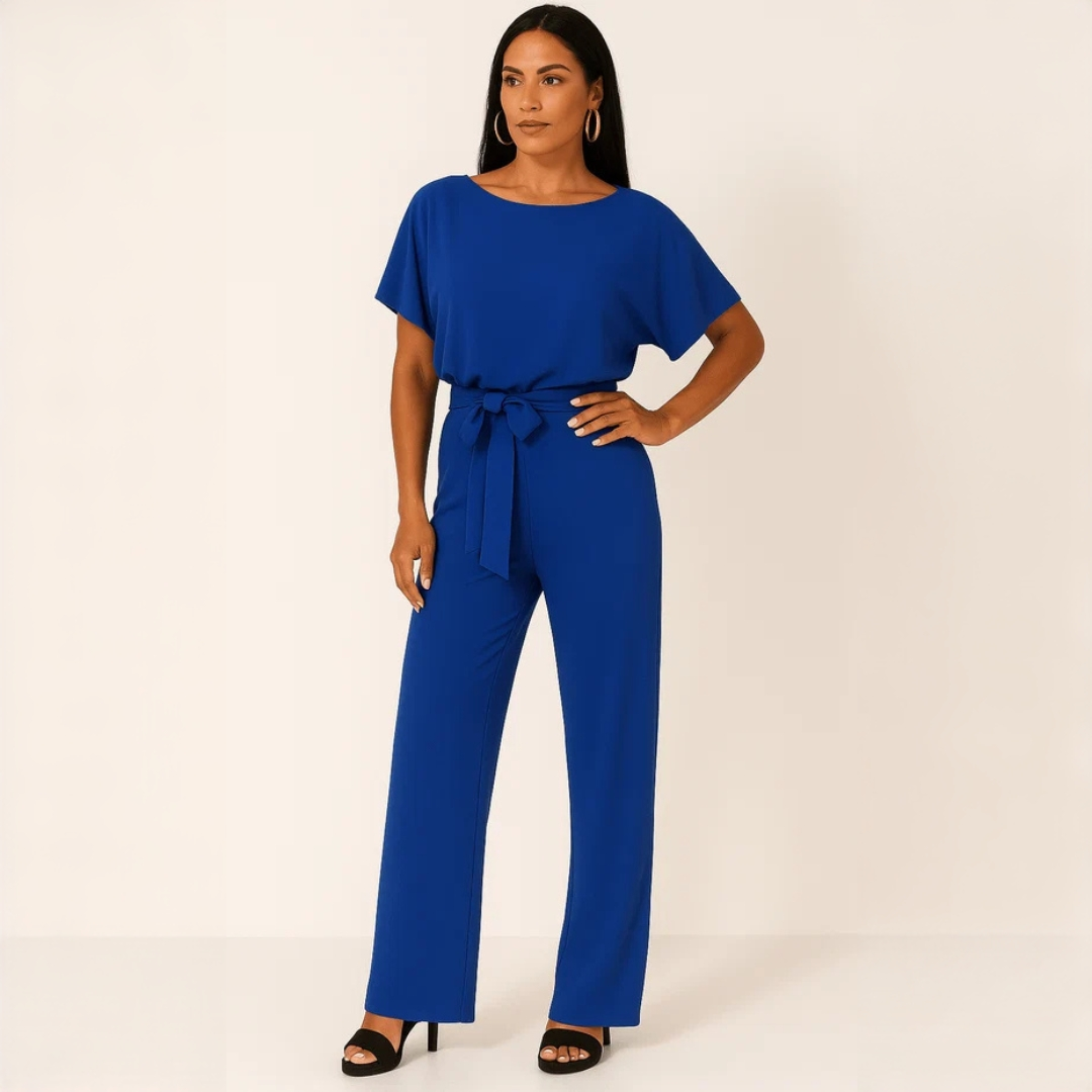 Mia - Eleganter Jumpsuit mit Gürtel