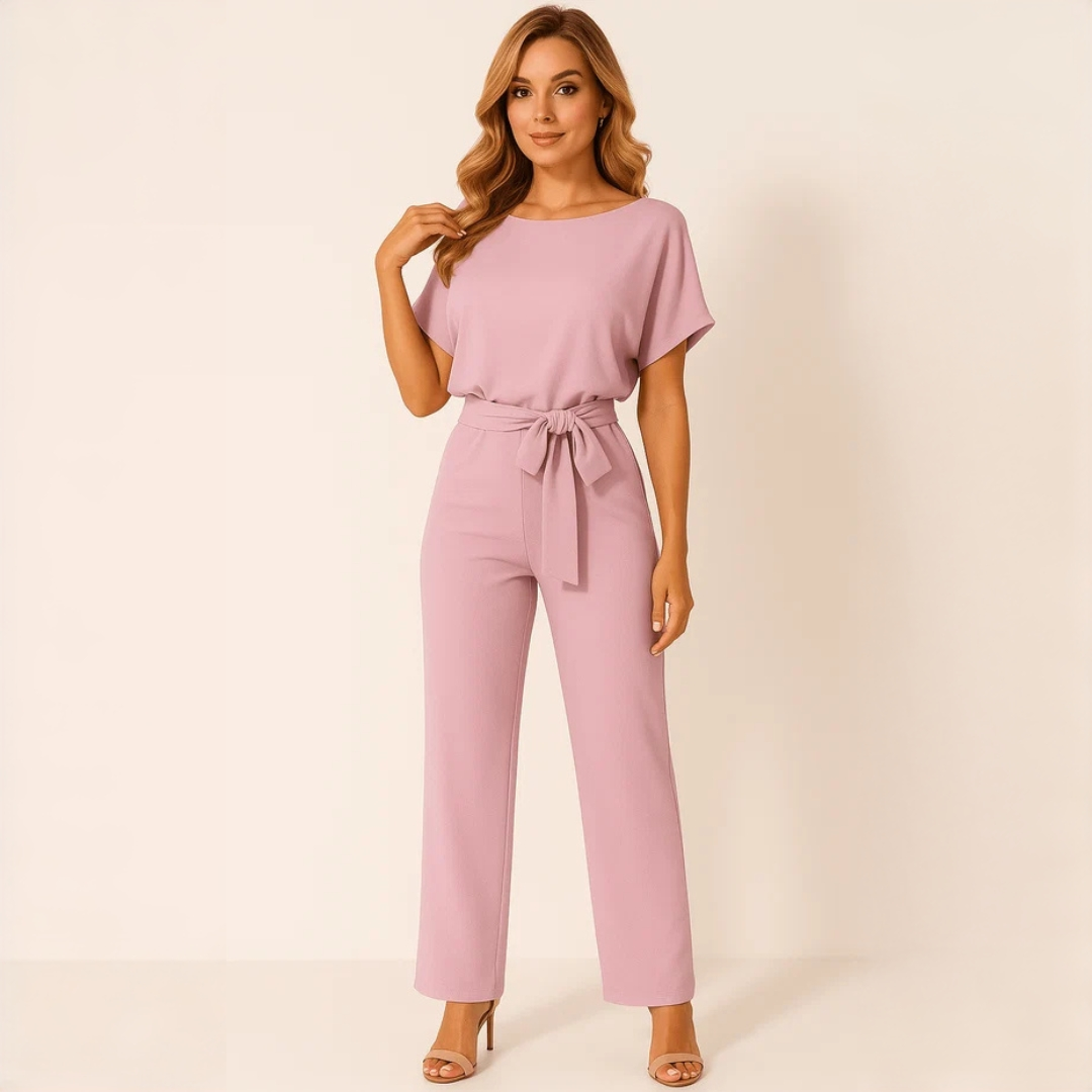 Mia - Eleganter Jumpsuit mit Gürtel