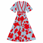 Ruby – Elegantes Maxikleid mit Blumenmuster