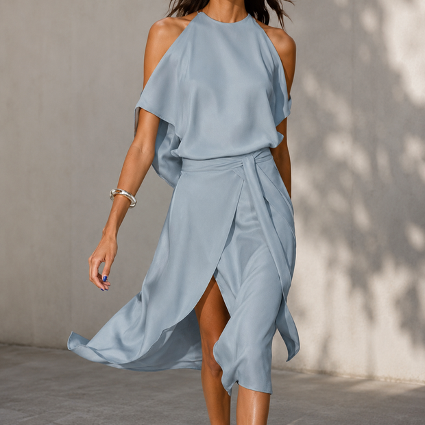 Cleopatra - Elegantes Kleid mit modernen Shoulder-Cut-Outs