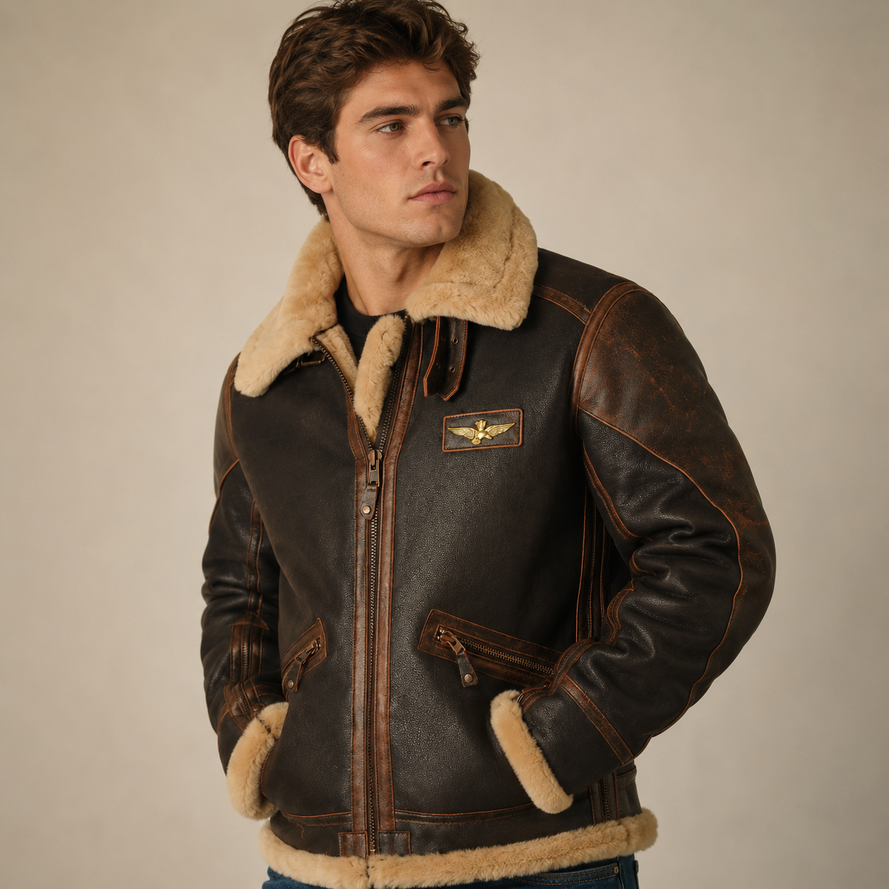 William - Klassische, dicke und warme Herrenjacke