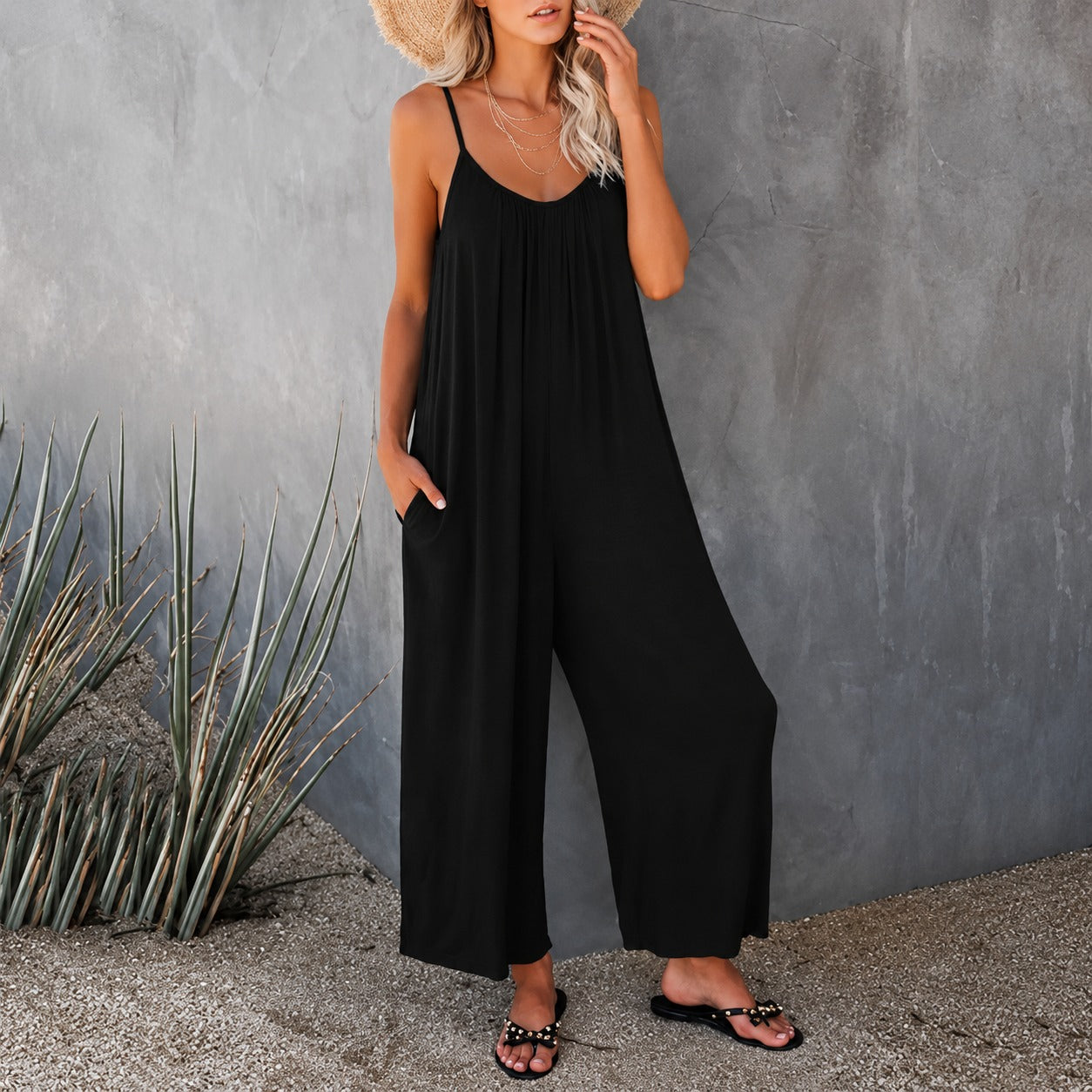 Alma- Gemütlicher Jumpsuit mit Taschen