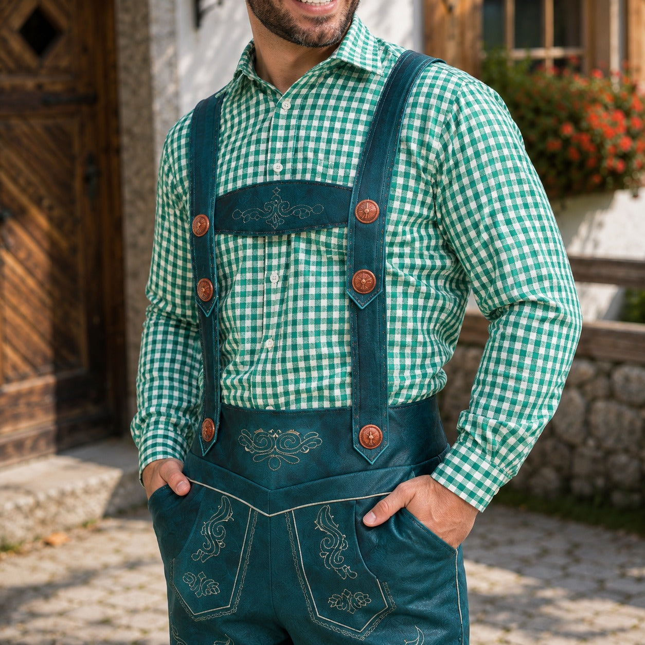 Ronald - Retro-stilvolle Oktoberfestshorts