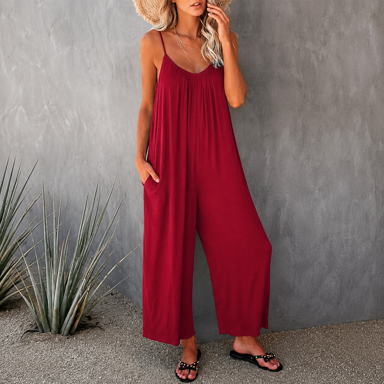 Alma- Gemütlicher Jumpsuit mit Taschen