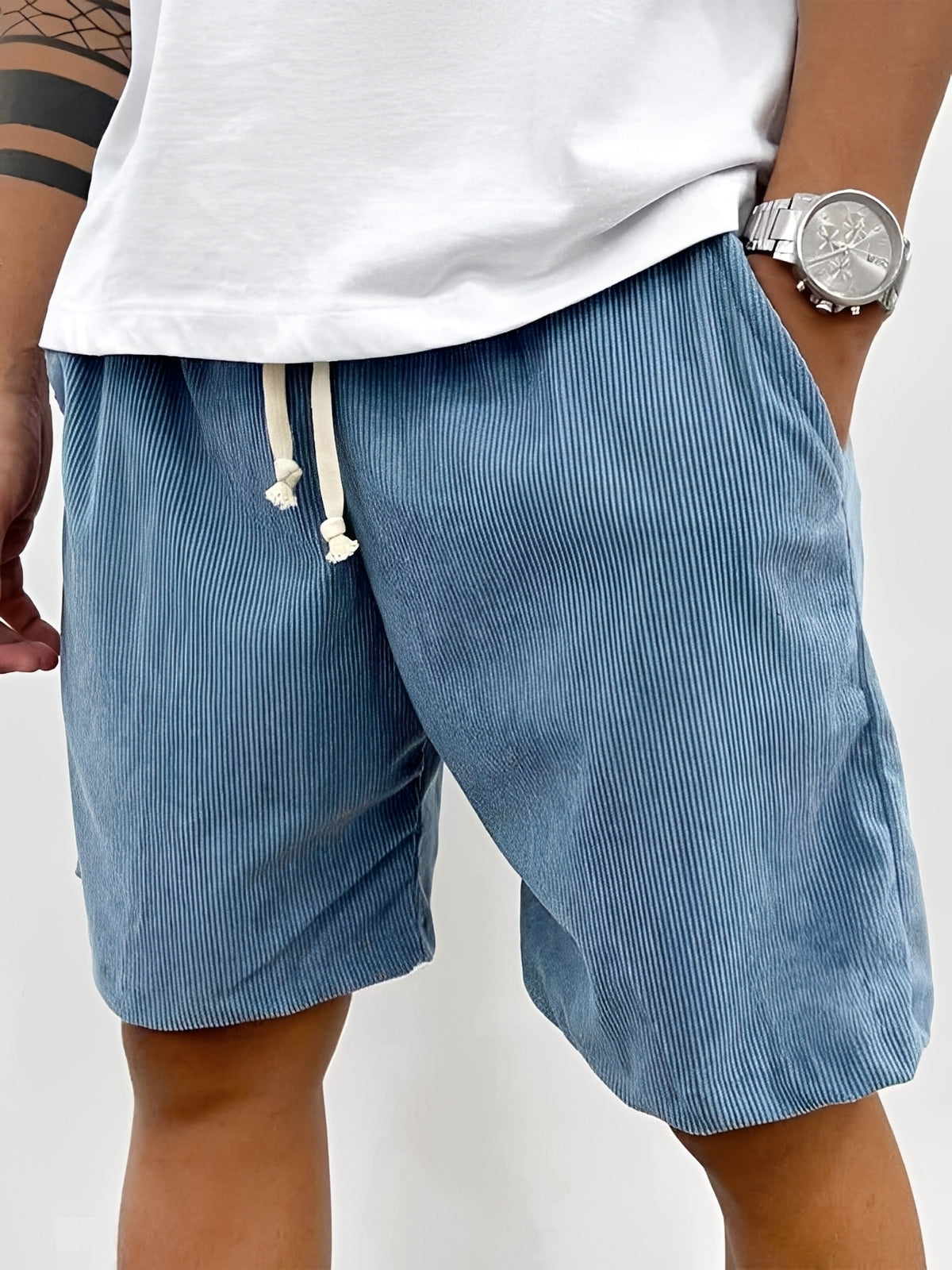 Roger - Lässige Kordelzug-Shorts