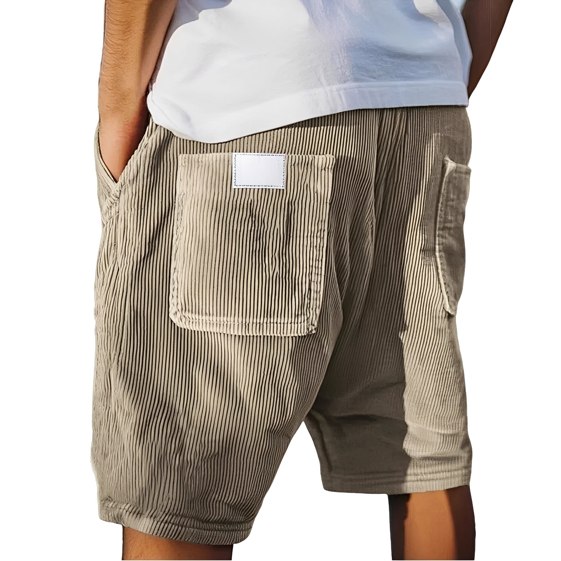 Ritchie - Lässige gerippte Shorts