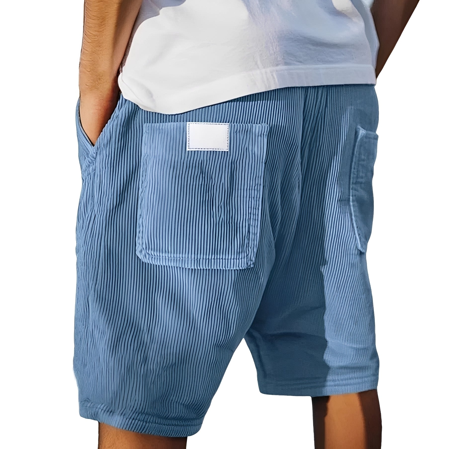 Ritchie - Lässige gerippte Shorts