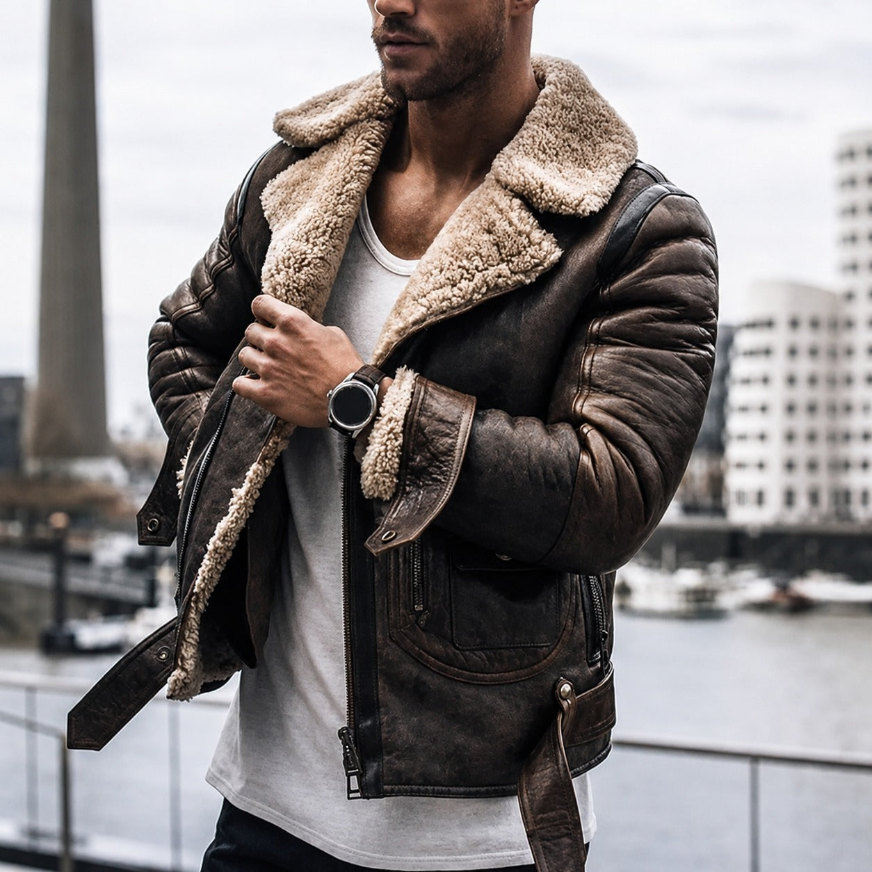 Dominic - Herrenwinterjacke für kalte Tage