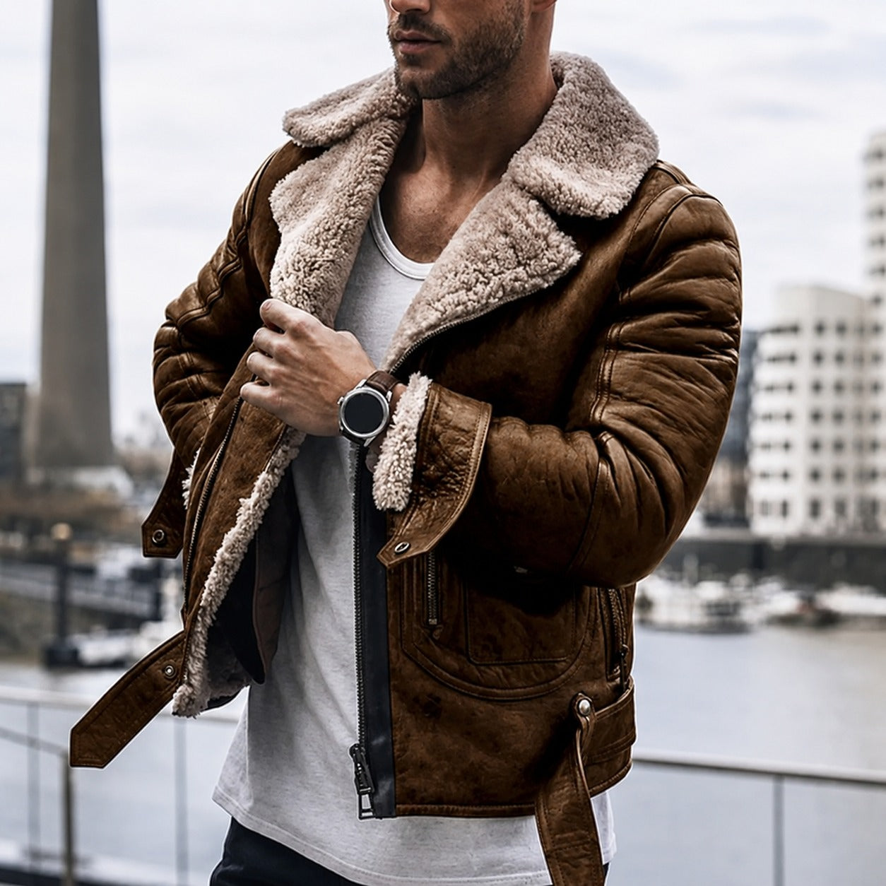 Dominic - Herrenwinterjacke für kalte Tage