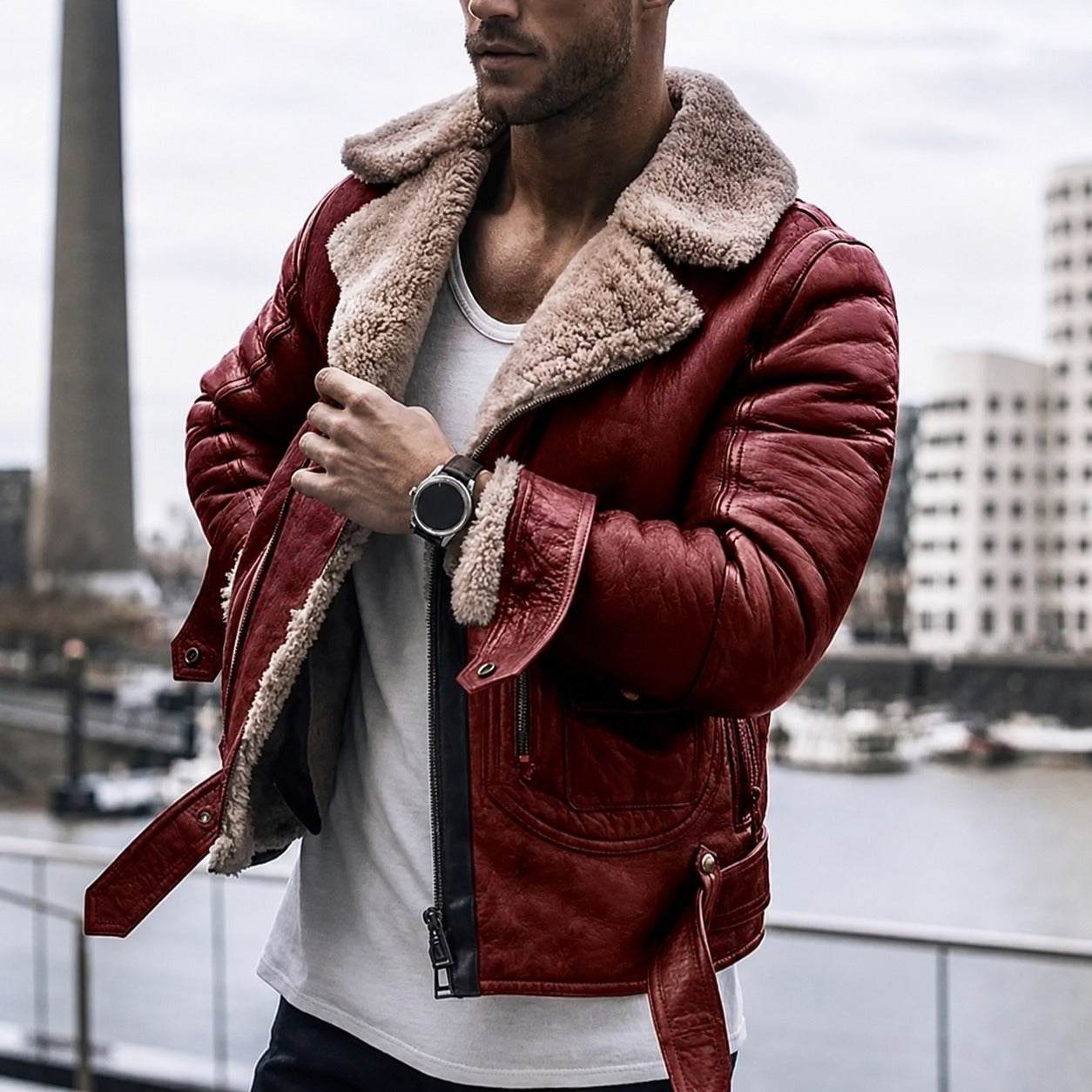 Dominic - Herrenwinterjacke für kalte Tage