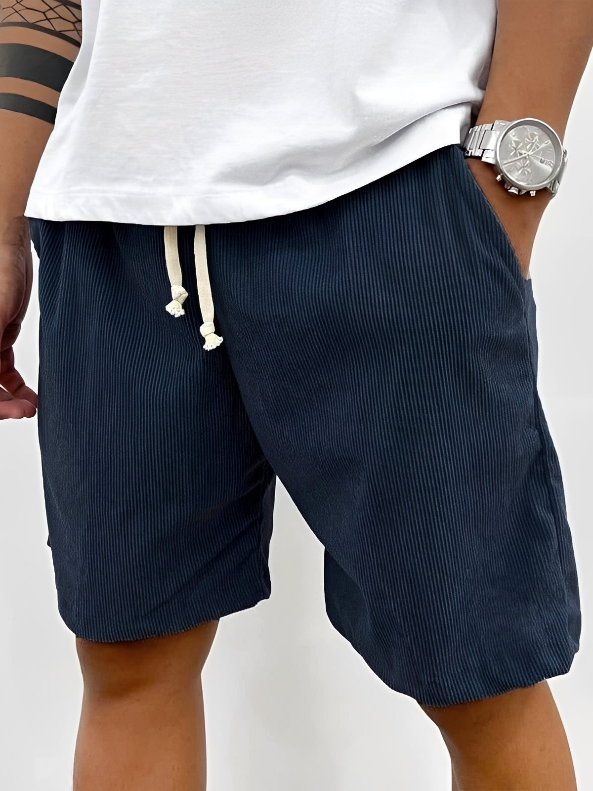 Roger - Lässige Kordelzug-Shorts