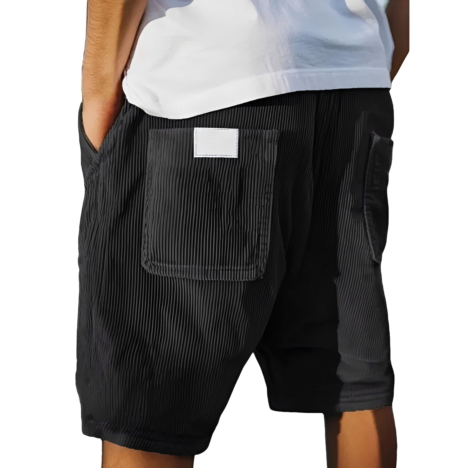 Ritchie - Lässige gerippte Shorts