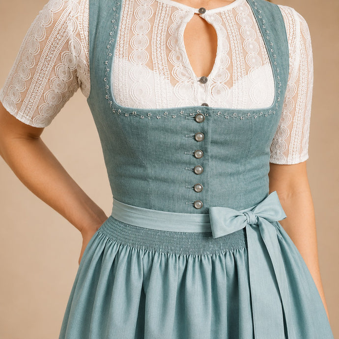Clara - Klassisches Oktoberfestkleid mit Schleife