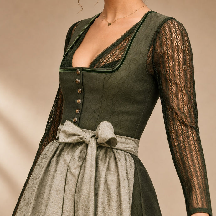 Clara - Klassisches Oktoberfestkleid mit Schleife