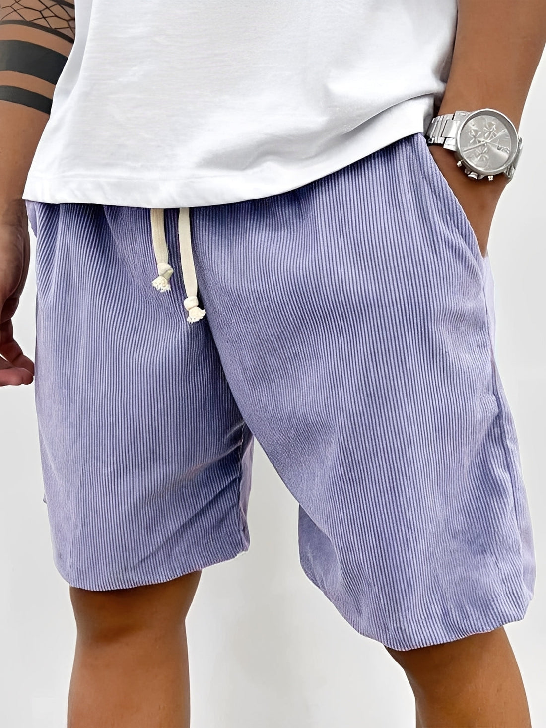 Roger - Lässige Kordelzug-Shorts