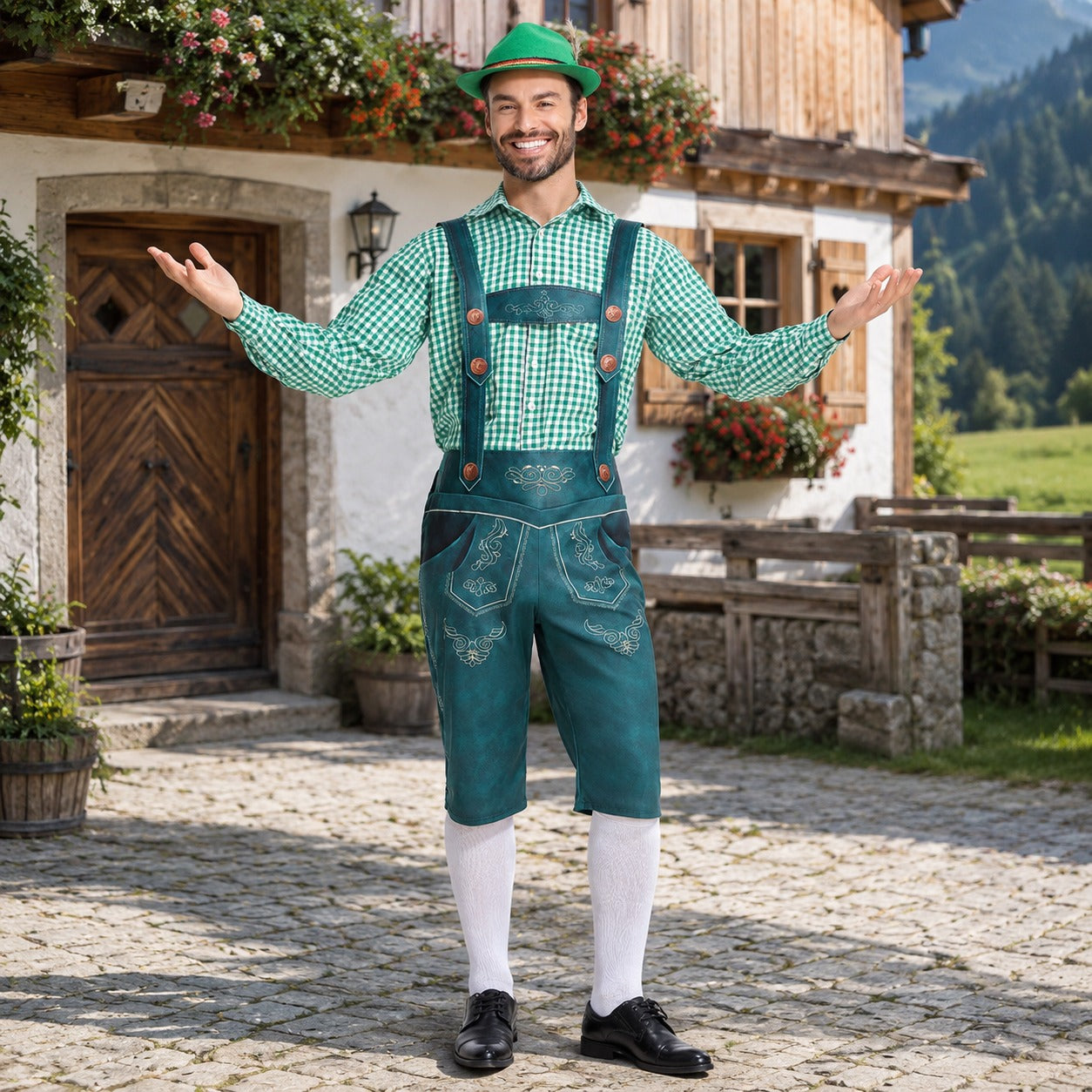 Ronald - Retro-stilvolle Oktoberfestshorts
