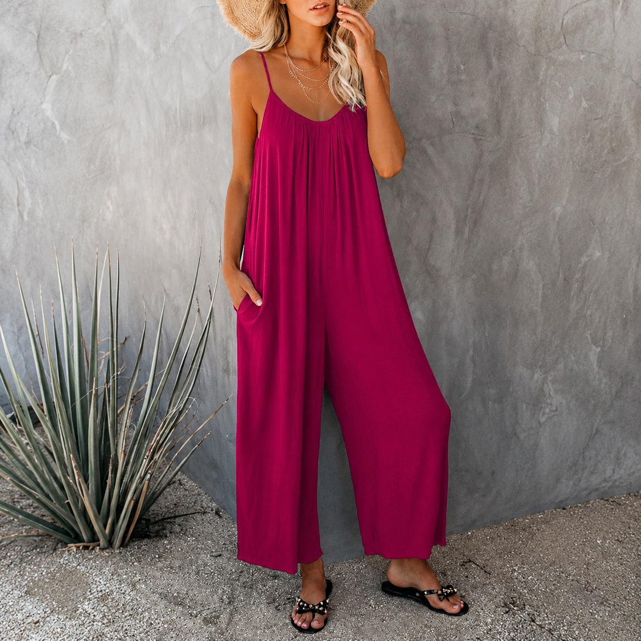 Alma- Gemütlicher Jumpsuit mit Taschen