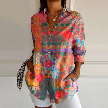 Hannah – Elegante Bluse mit Blumenprint