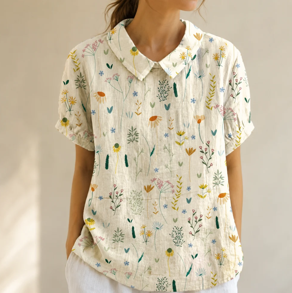Lara - Wildblumen Bluse